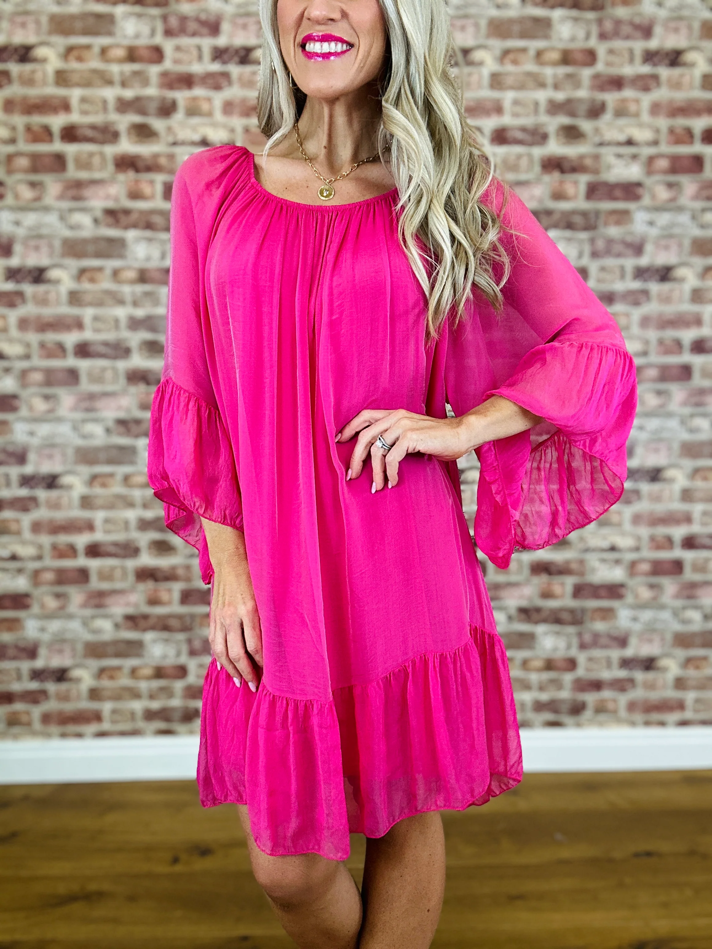 Chi Chi Silk Dress - Image 11