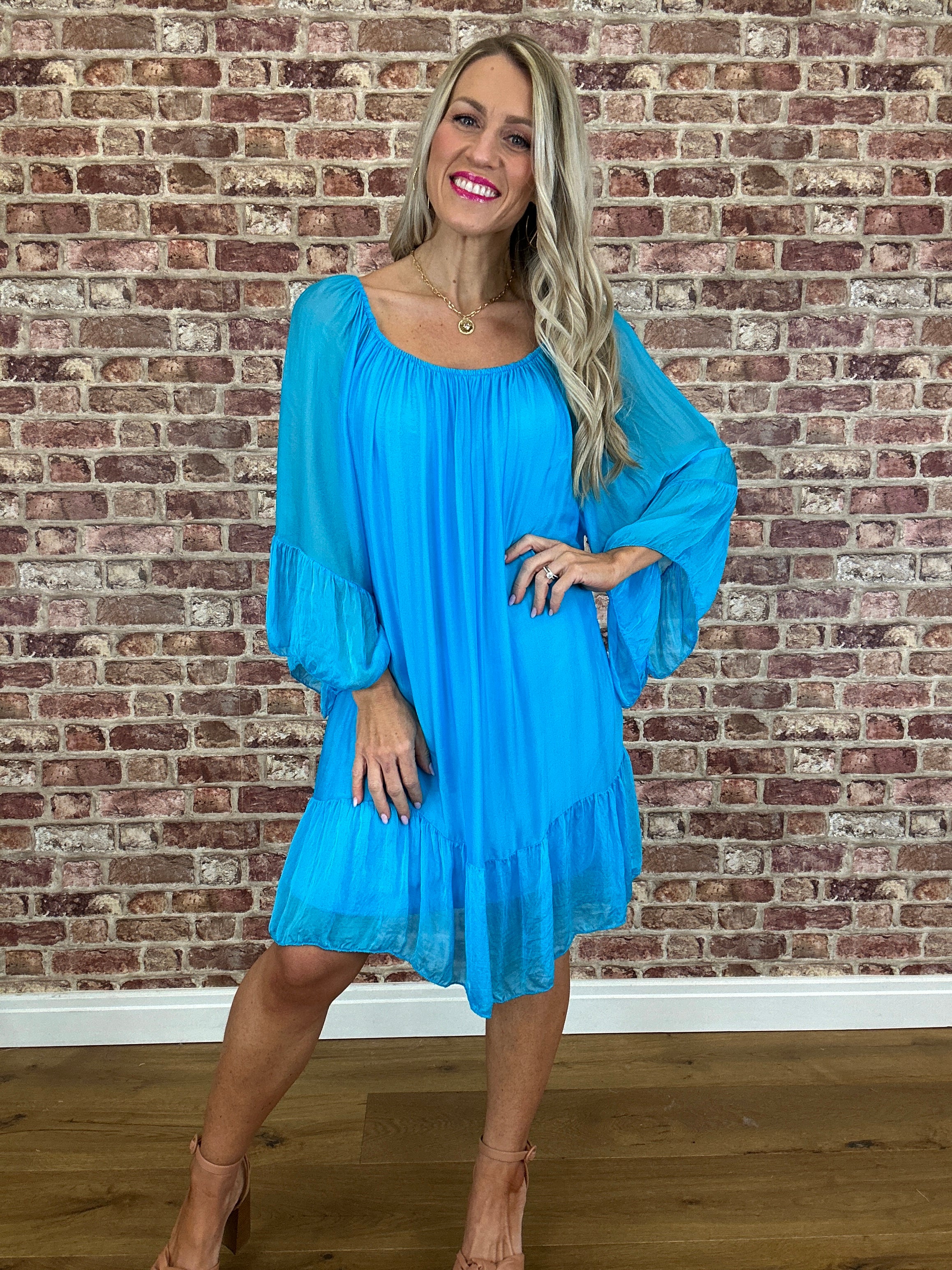 Chi Chi Silk Dress - Image 19