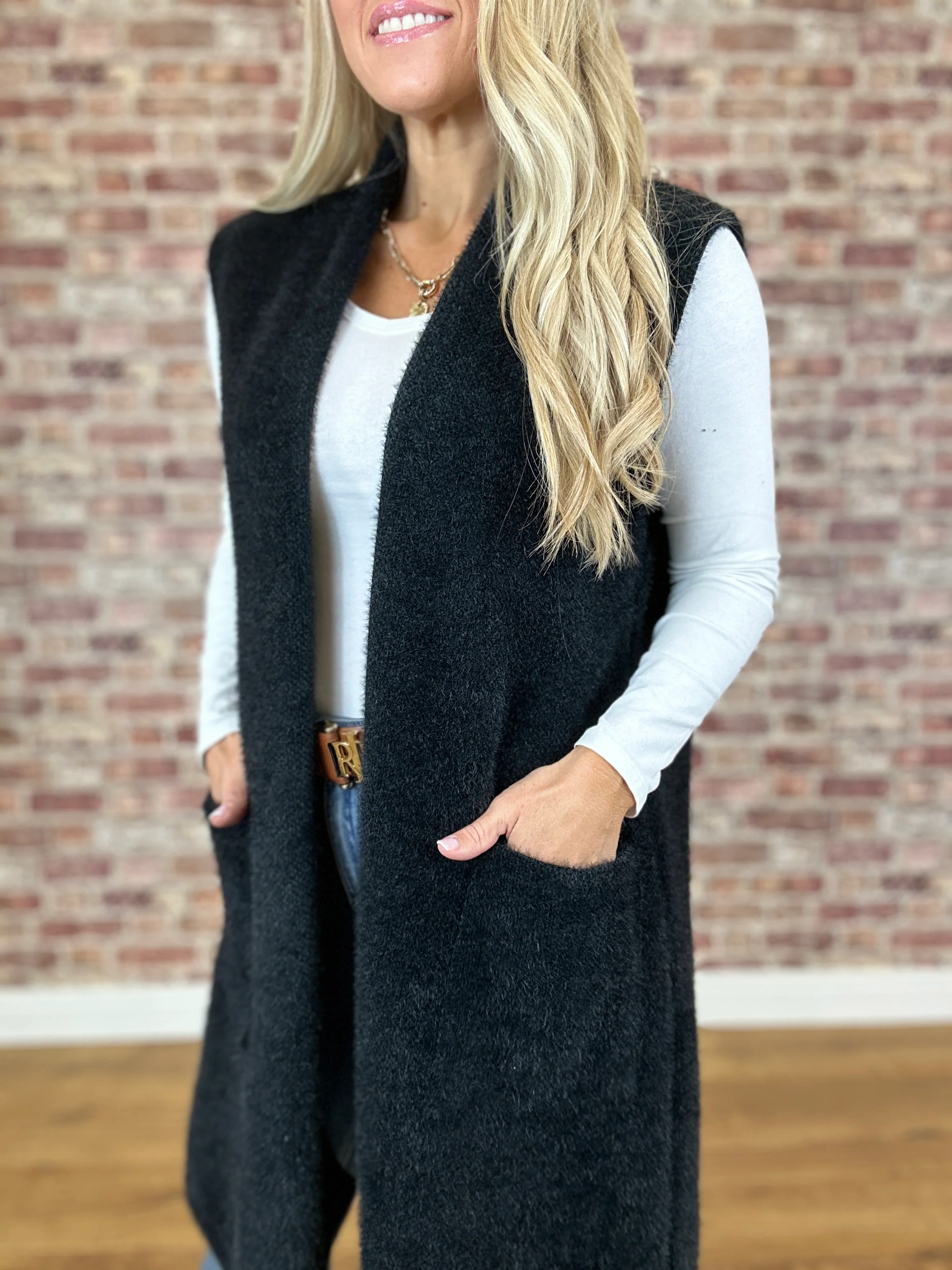 Fuzzy Bear Waist Jacket - Image 5