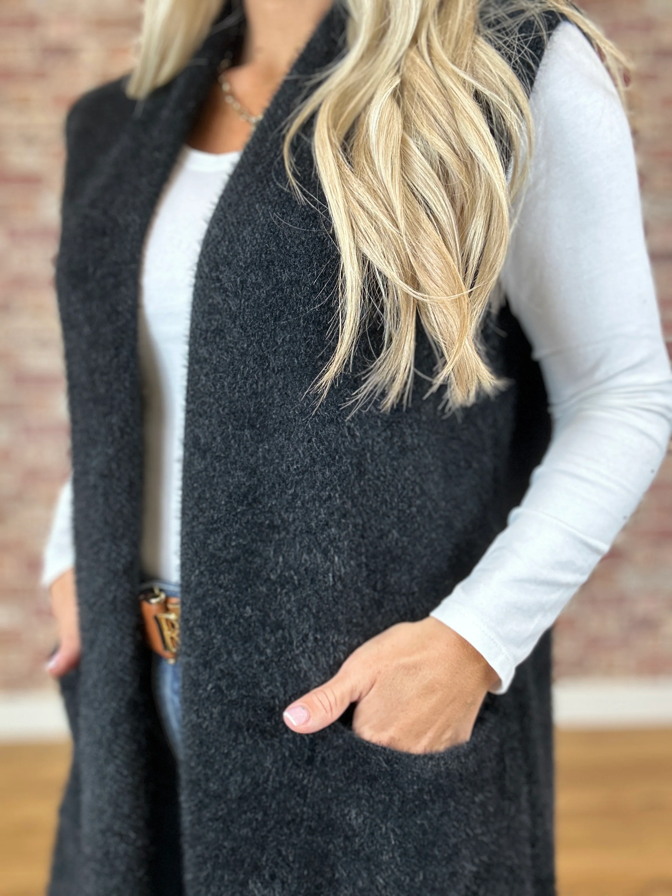 Fuzzy Bear Waist Jacket - Image 7