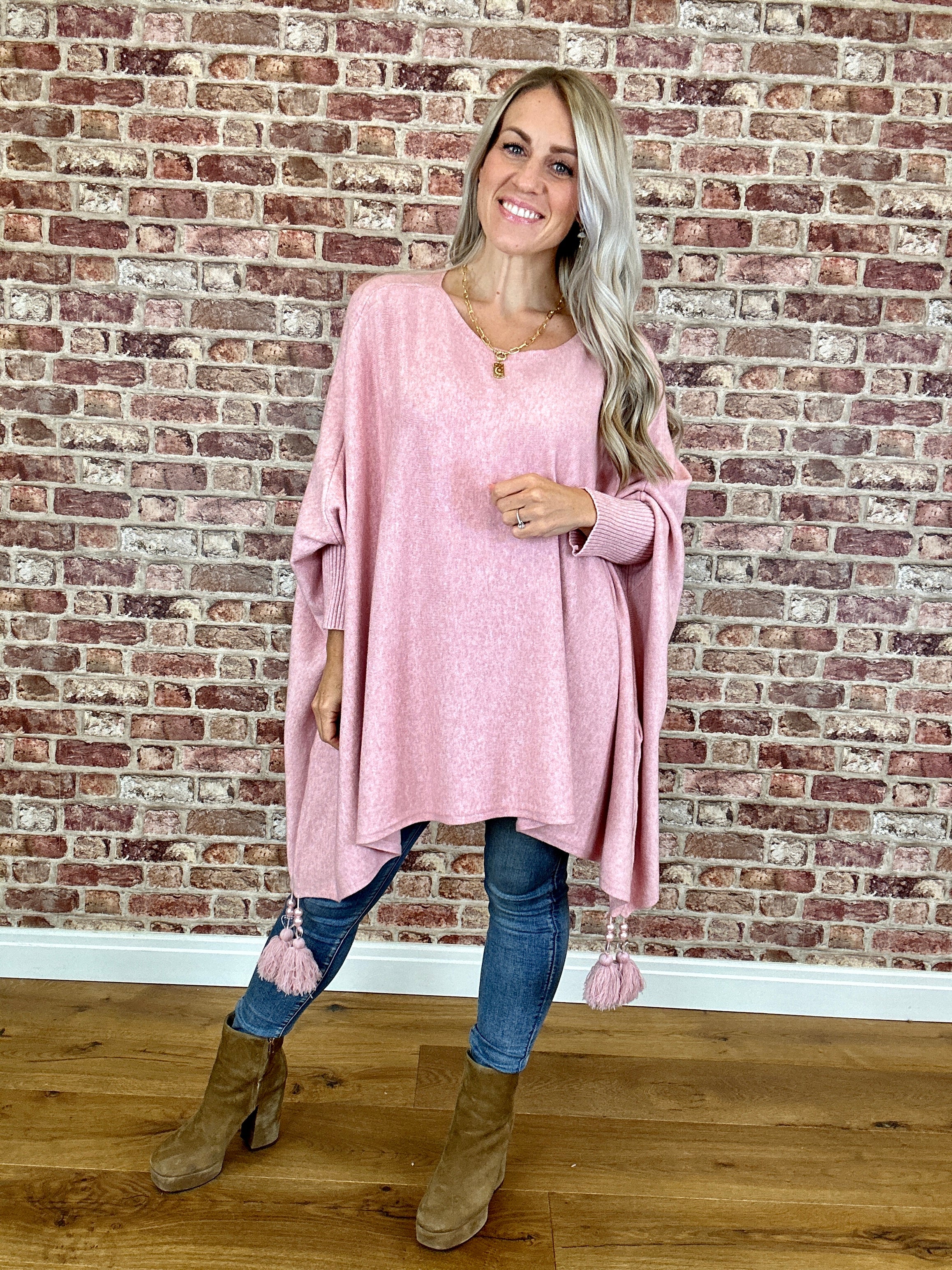 Miracle Tassel Modal Poncho - Image 19