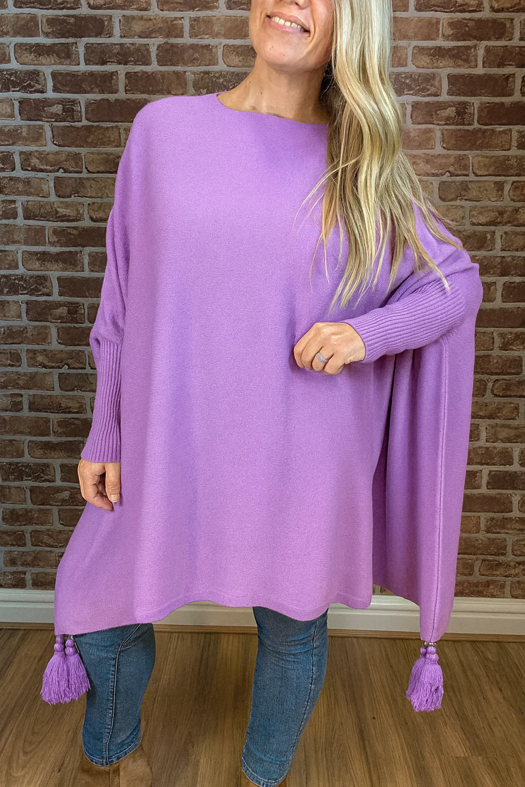 Miracle Tassel Modal Poncho - Image 23