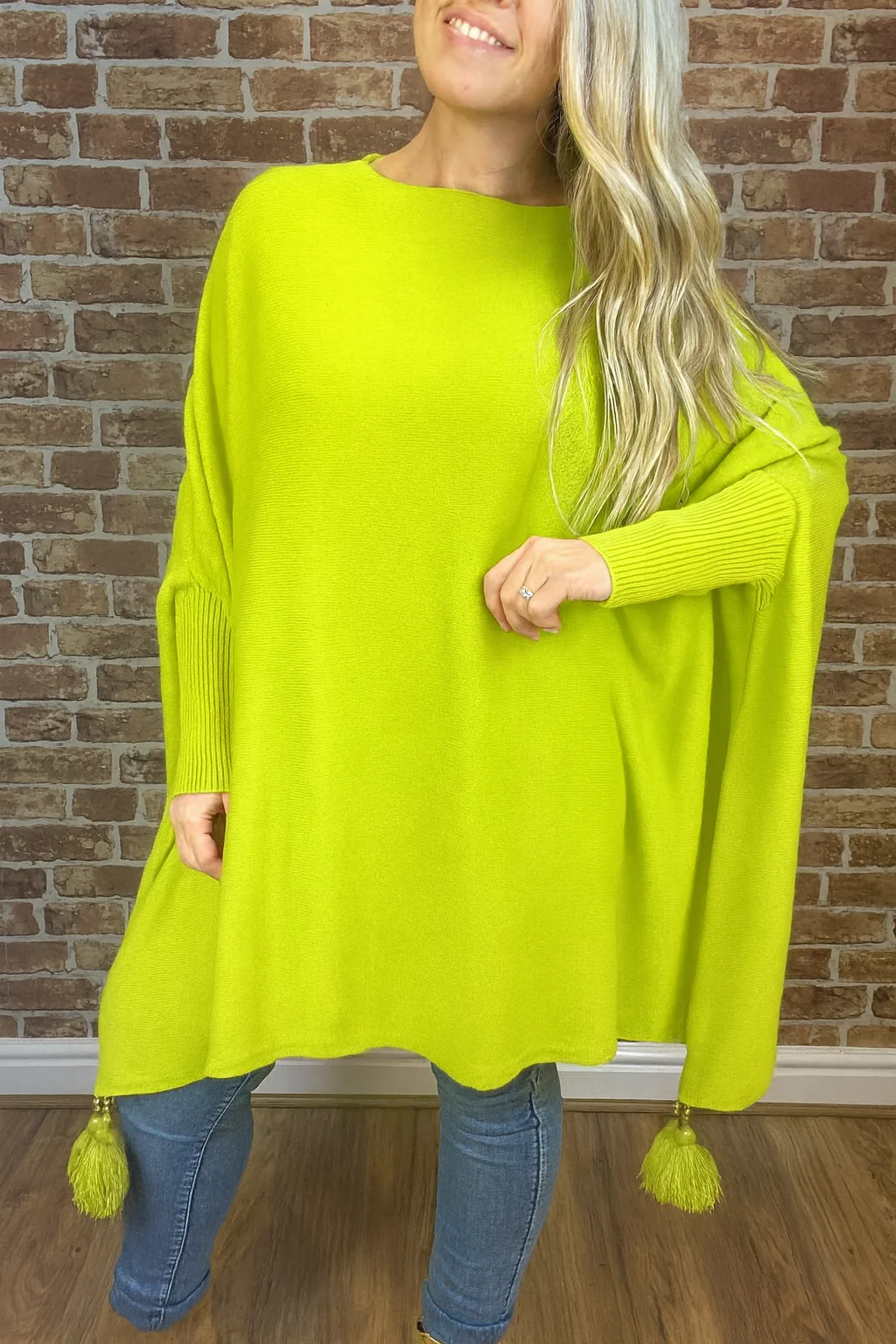 Miracle Tassel Modal Poncho - Image 5
